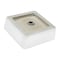 Ruvati 15"x15" Bathroom Vessel Sink White Square Above Counter Ceramic RVB1616 - alternate 3